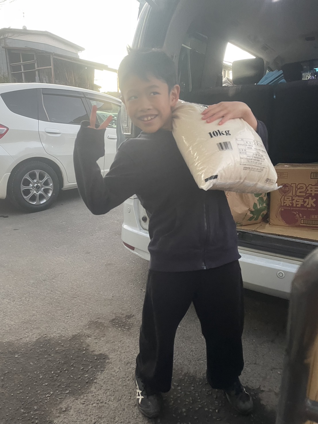 お米をかついで お米をかついで